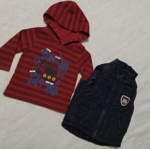 5 for $10 Kids Headquarters 2pc Shirt & Vest Set size 6-9M